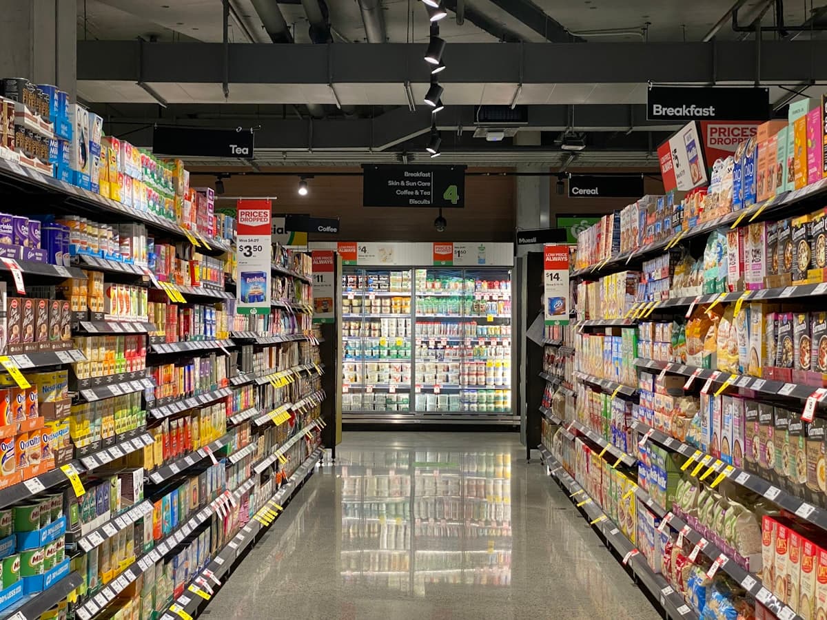 Neighbourhood store with customers